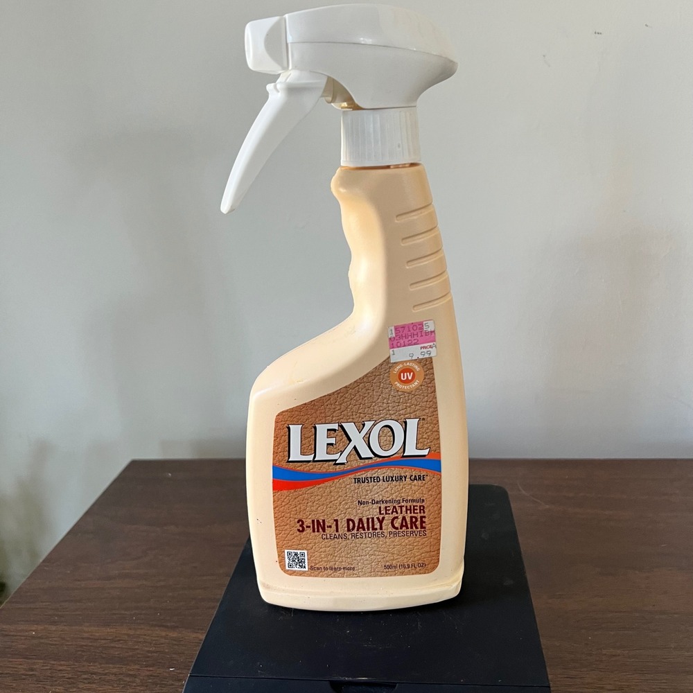 Lexol Leather 3-in-1 Daily Care Cleaner Conditioner UV Protectant‎ 500ml 16.9oz